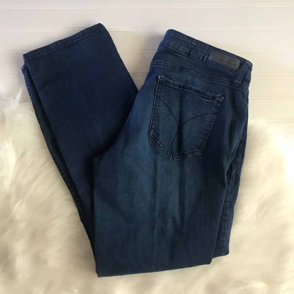 Calvin Klein Straight Leg Jeans Dark Wash